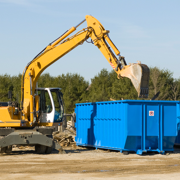 what are the rental fees for a residential dumpster in Ozora